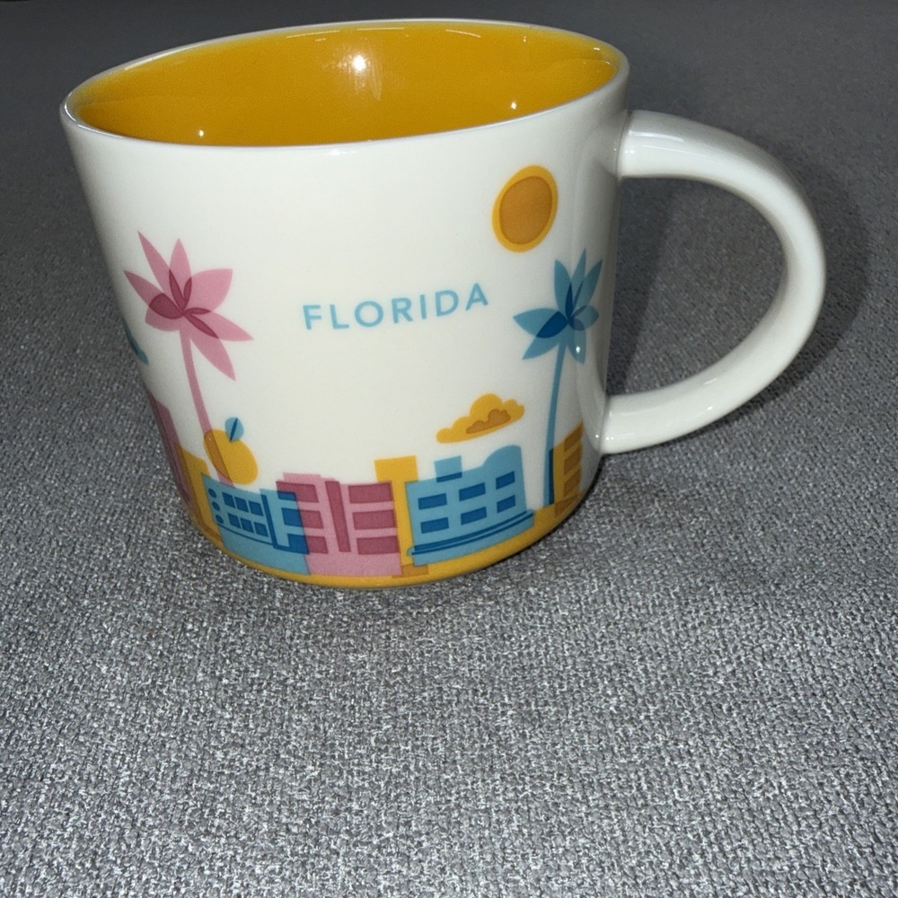 Starbucks FLORIDA You Are Here Collection YAH Series 14 oz Coffee Mug 2015